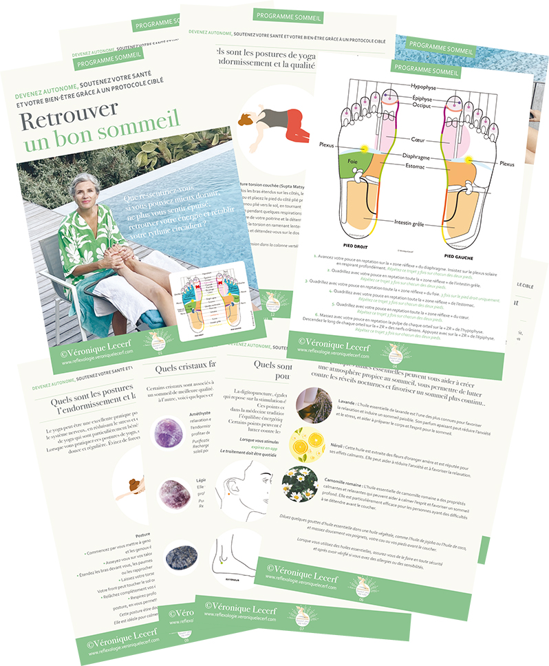 ebook téléchargeable retrouver un bon sommeil © Véronique Lecerf