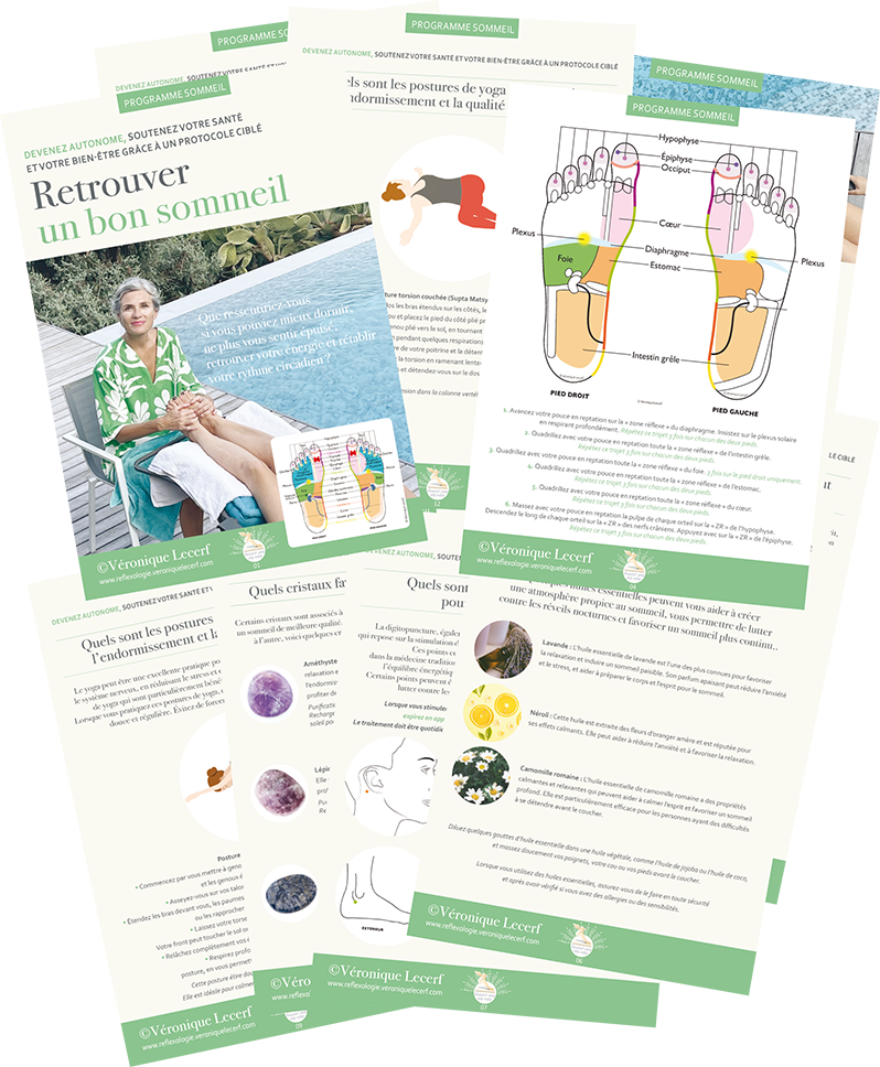 ebook téléchargeable retrouver un bon sommeil © Véronique Lecerf