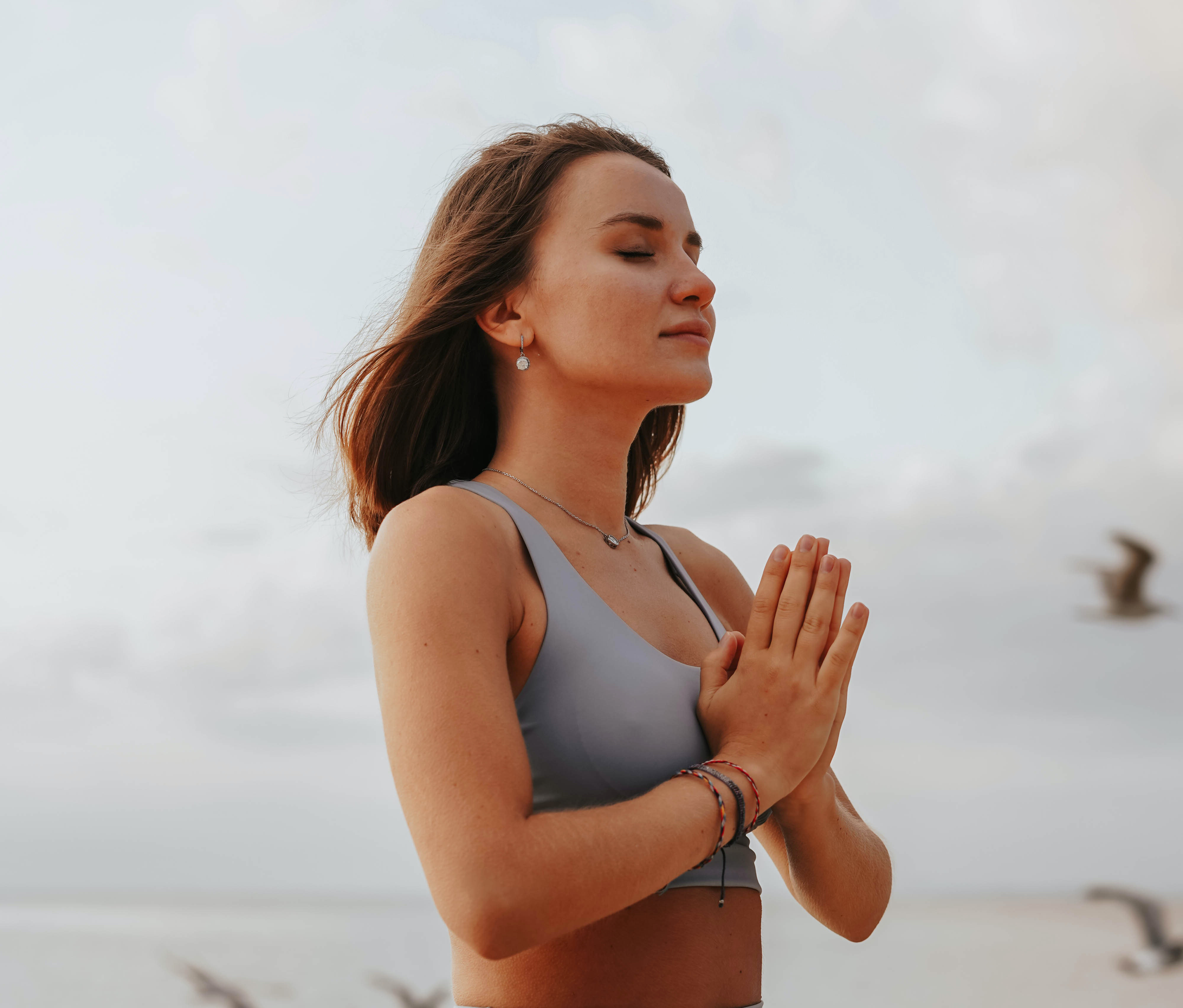 des exercices de respiration  © Véronique Lecerf