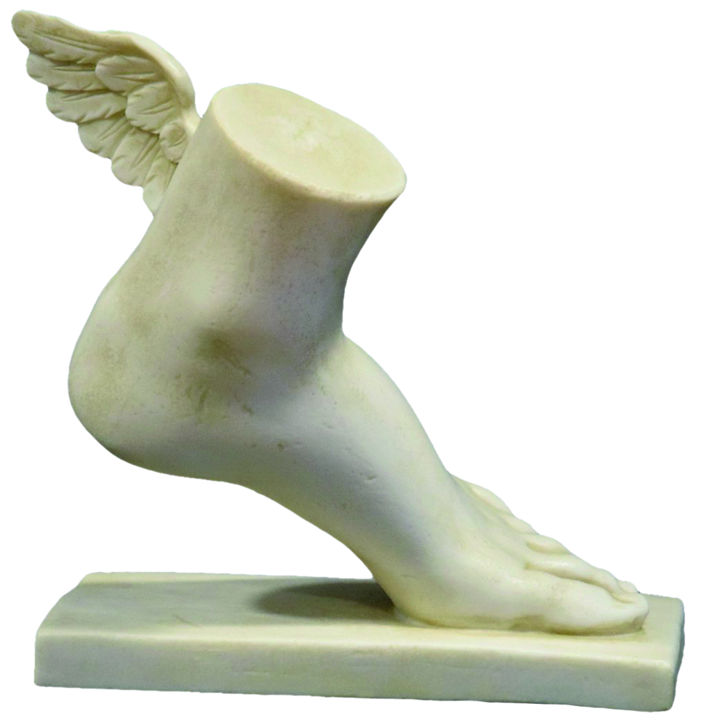 pieds ailés Hermès  © Véronique Lecerf